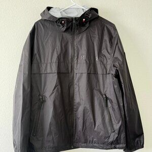 Tommy Hilfiger Men's Water Wind Resistant Jacket Breathable Mesh Lining Black M